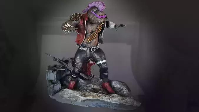 Beebop fan art 3d print model 