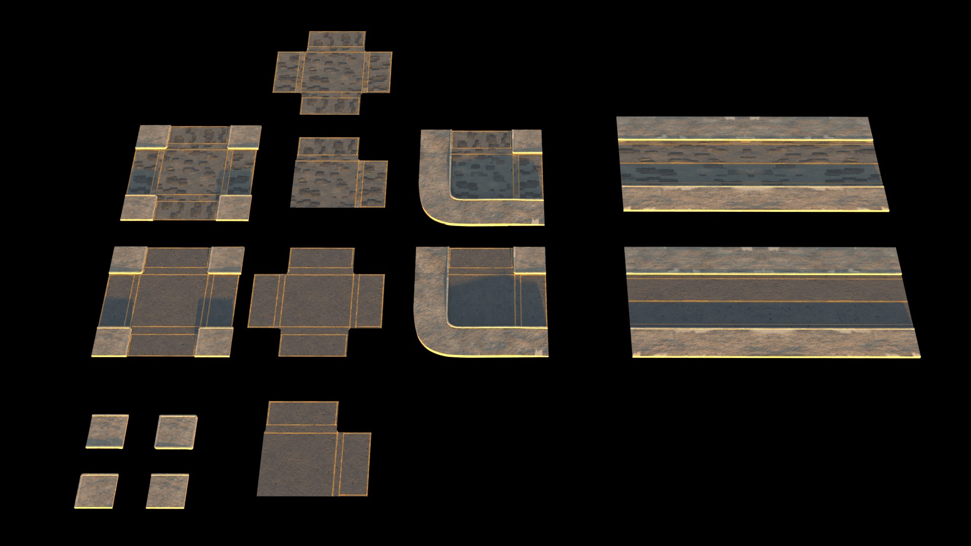 Pack Street 3D model_3