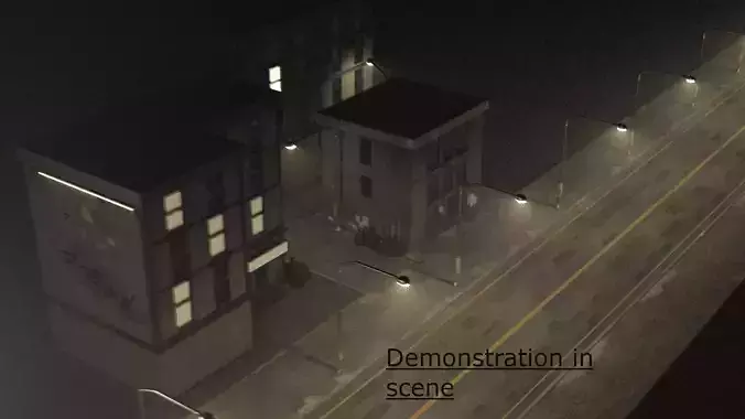 Pack Street 3D model Pack Street 3D model