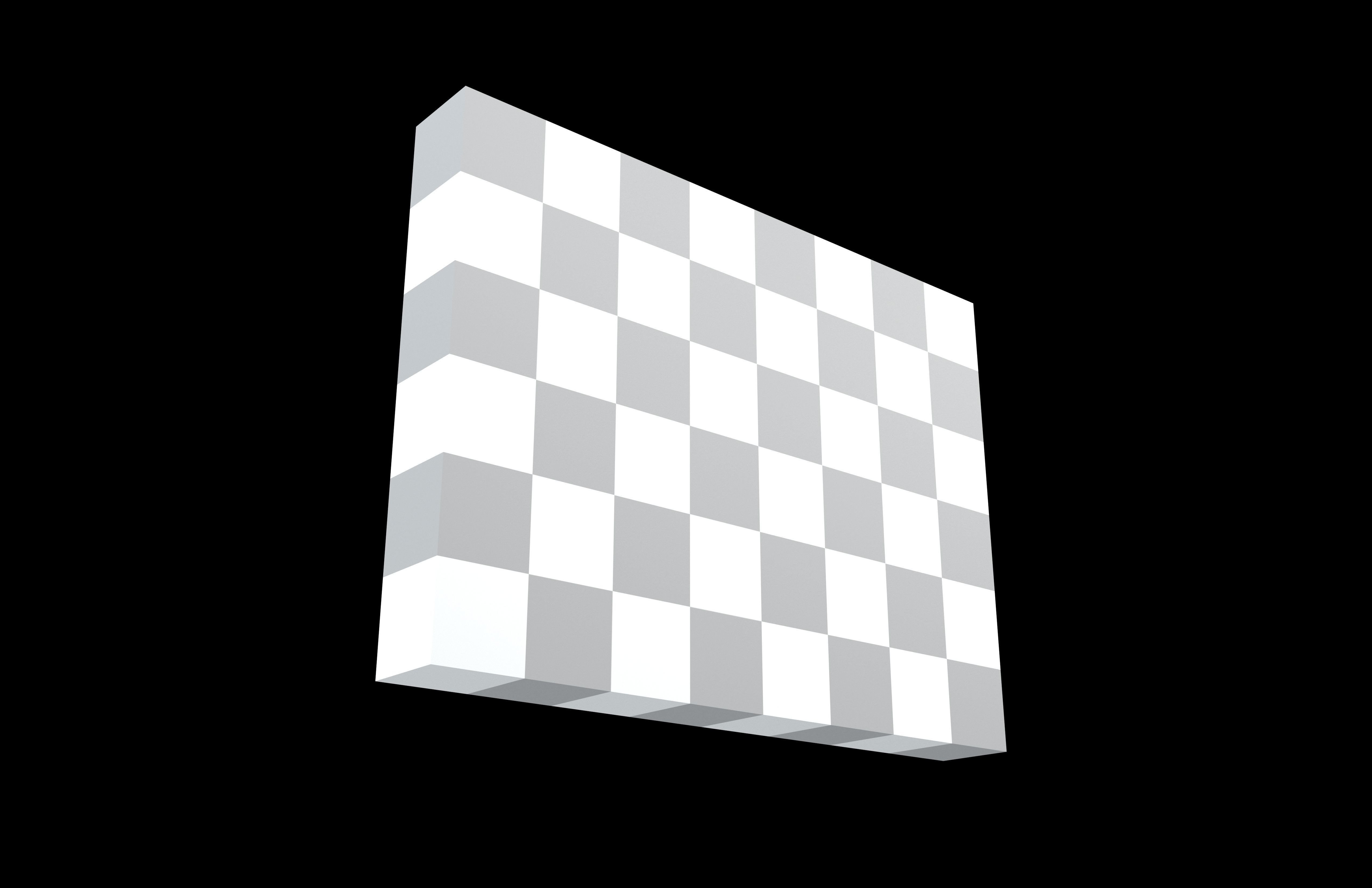 Transparent Pattern v1 001 Low-poly 3D model_3