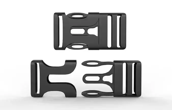 Plastic Buckle  3D model