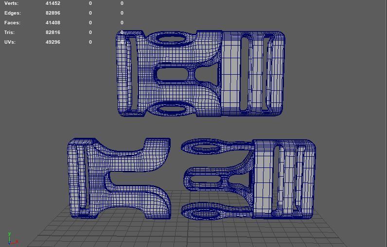 Plastic Buckle  3D model_11