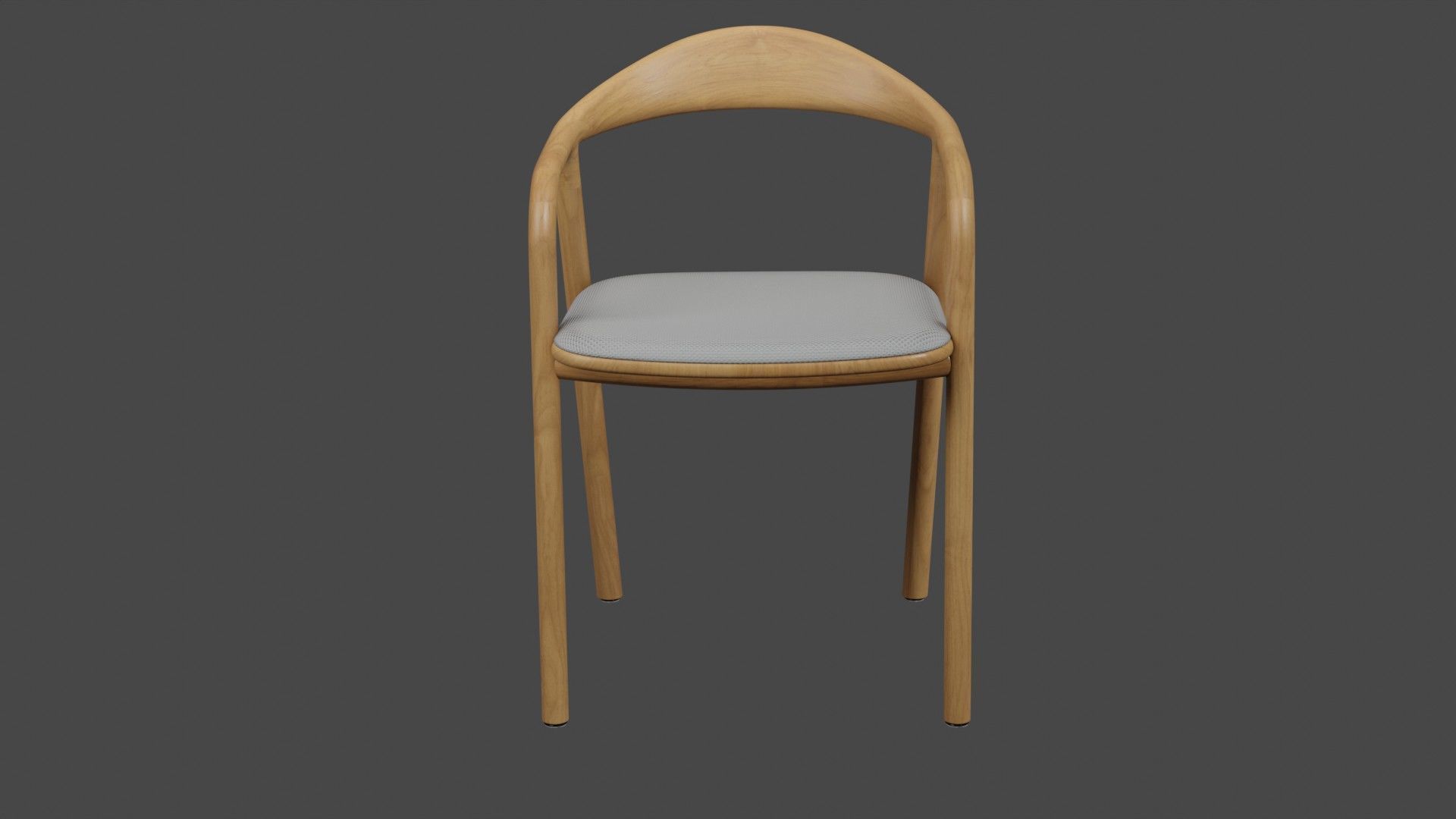 Neva chair 3D model_2