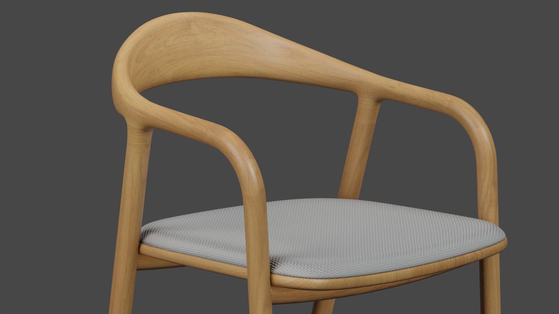 Neva chair 3D model_1