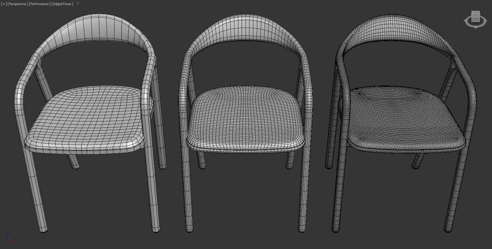 Neva chair 3D model_4