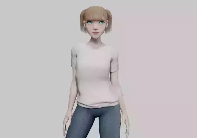 cute Young Woman V27357 