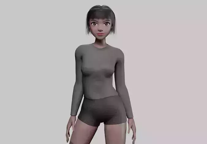 cute Basic Woman V28770 