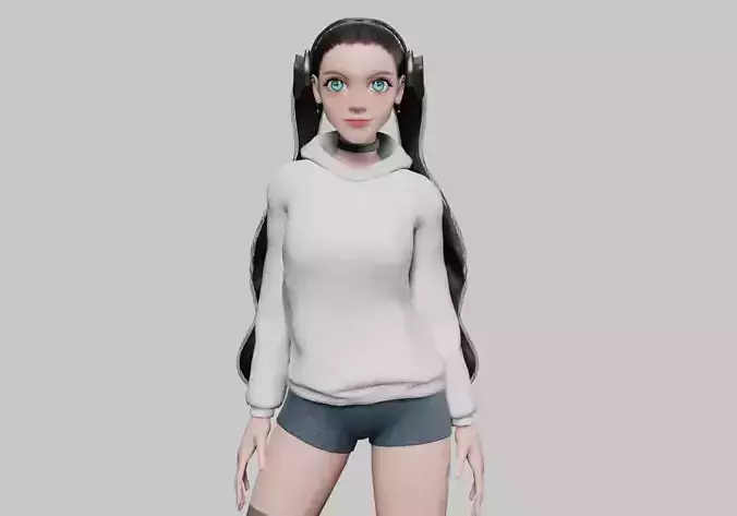 classic cute Woman V28945 