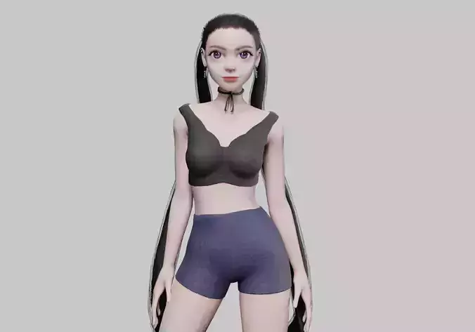 Cartoon Pretty Woman V26224 