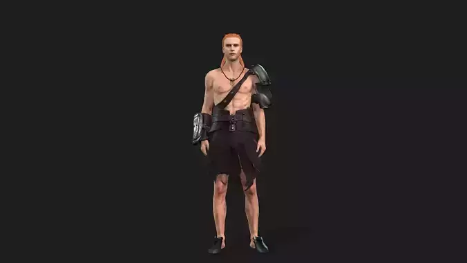 Male Character Fully Rigged