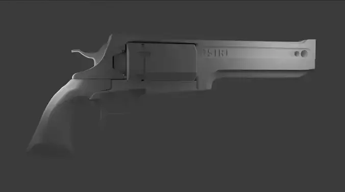 Revolver 3D Model