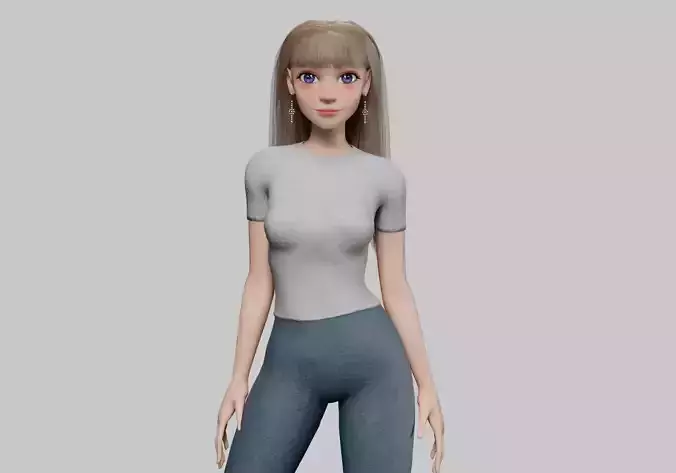 Pretty stylized woman V29141 