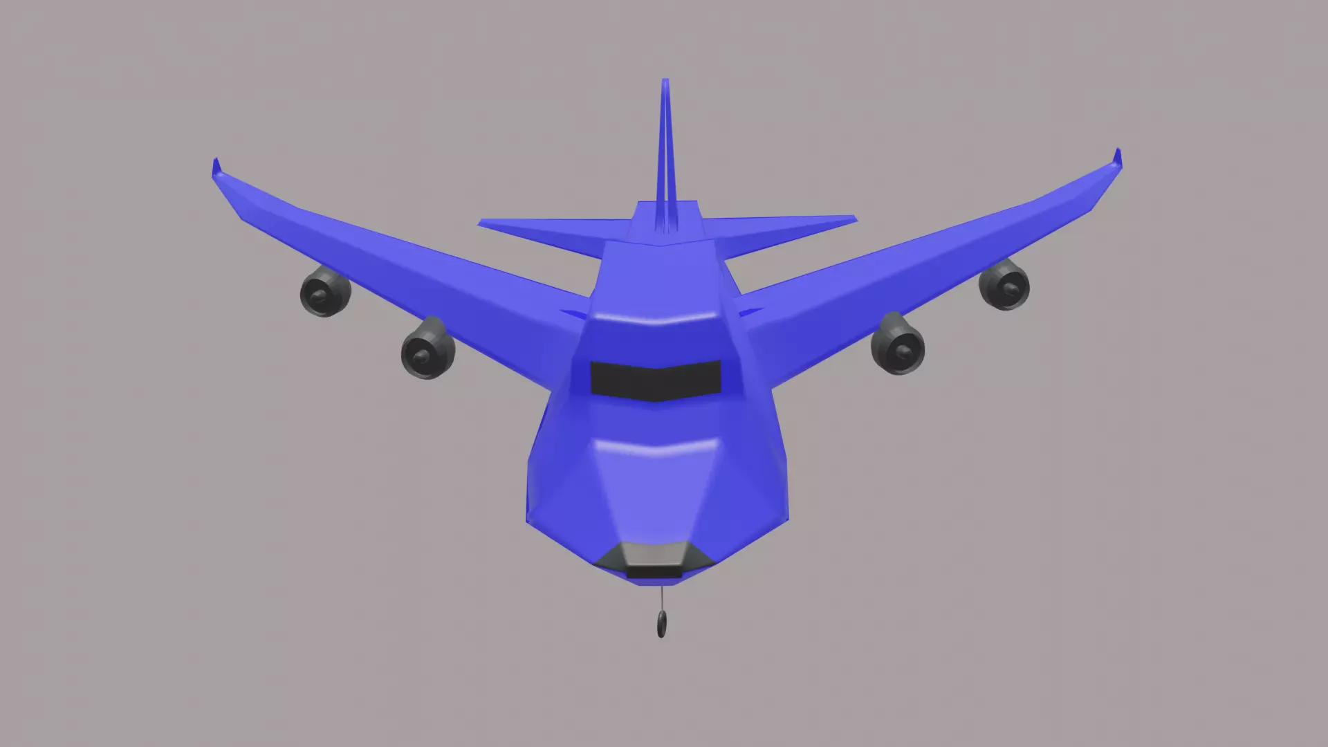 Airplane Free low-poly 3D model