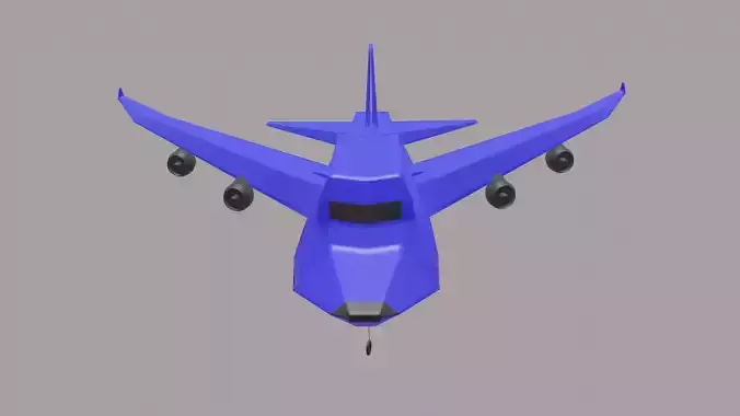Airplane Free low-poly 3D model