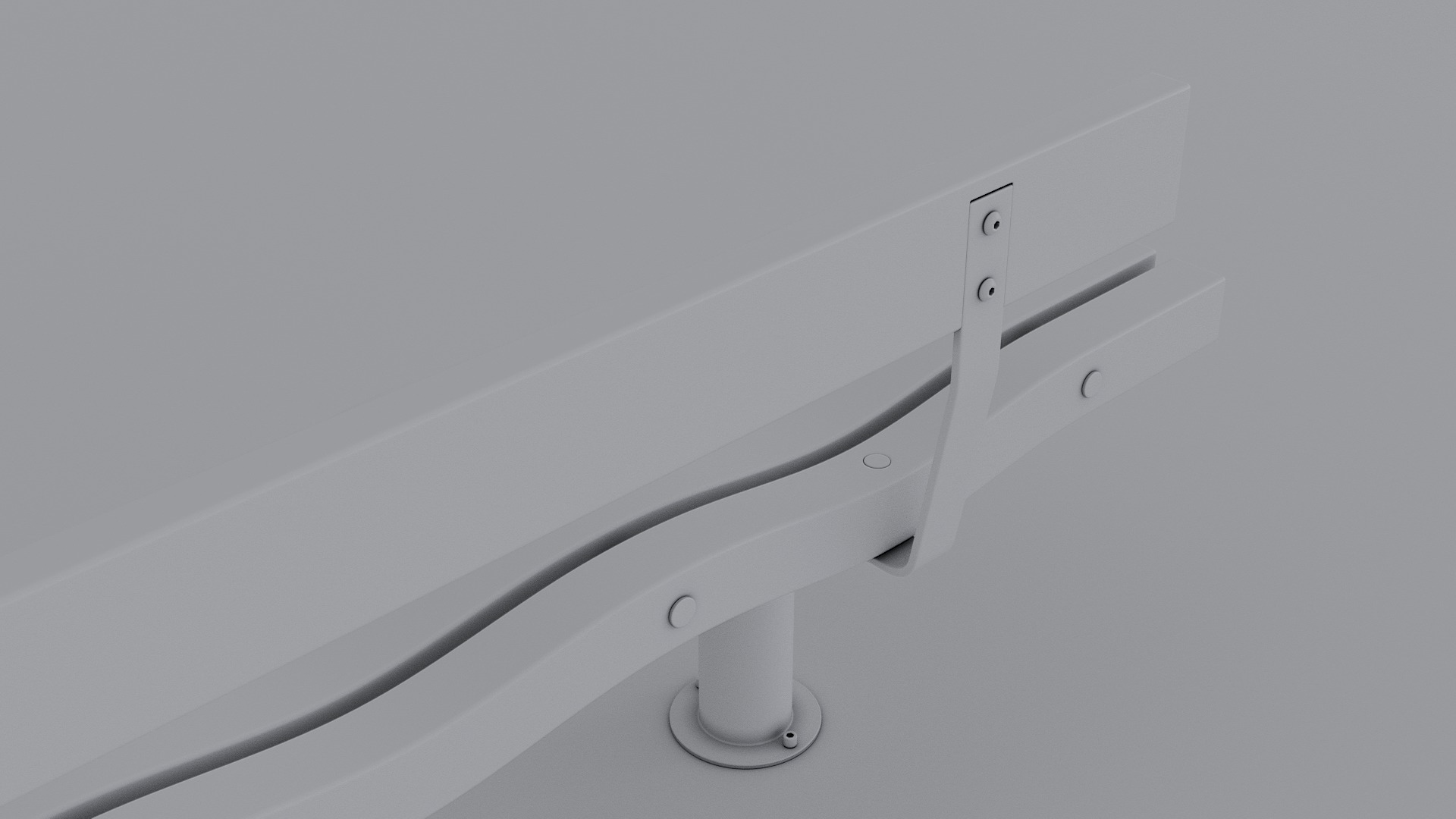 SERPENTINE FIVE SLAT BENCH AND SEAT 3D model_36