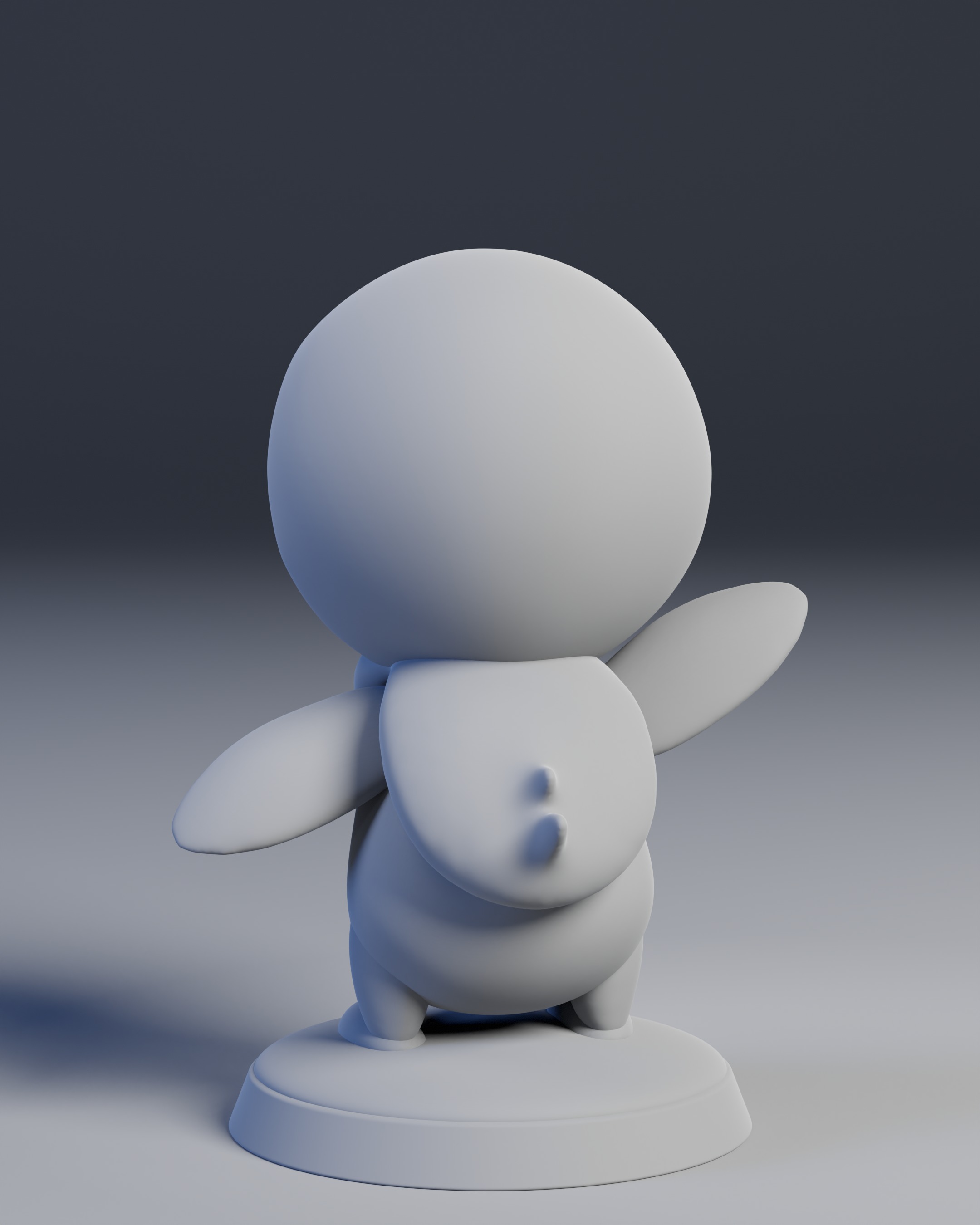 Piplup  Pokemon 3D print model_5