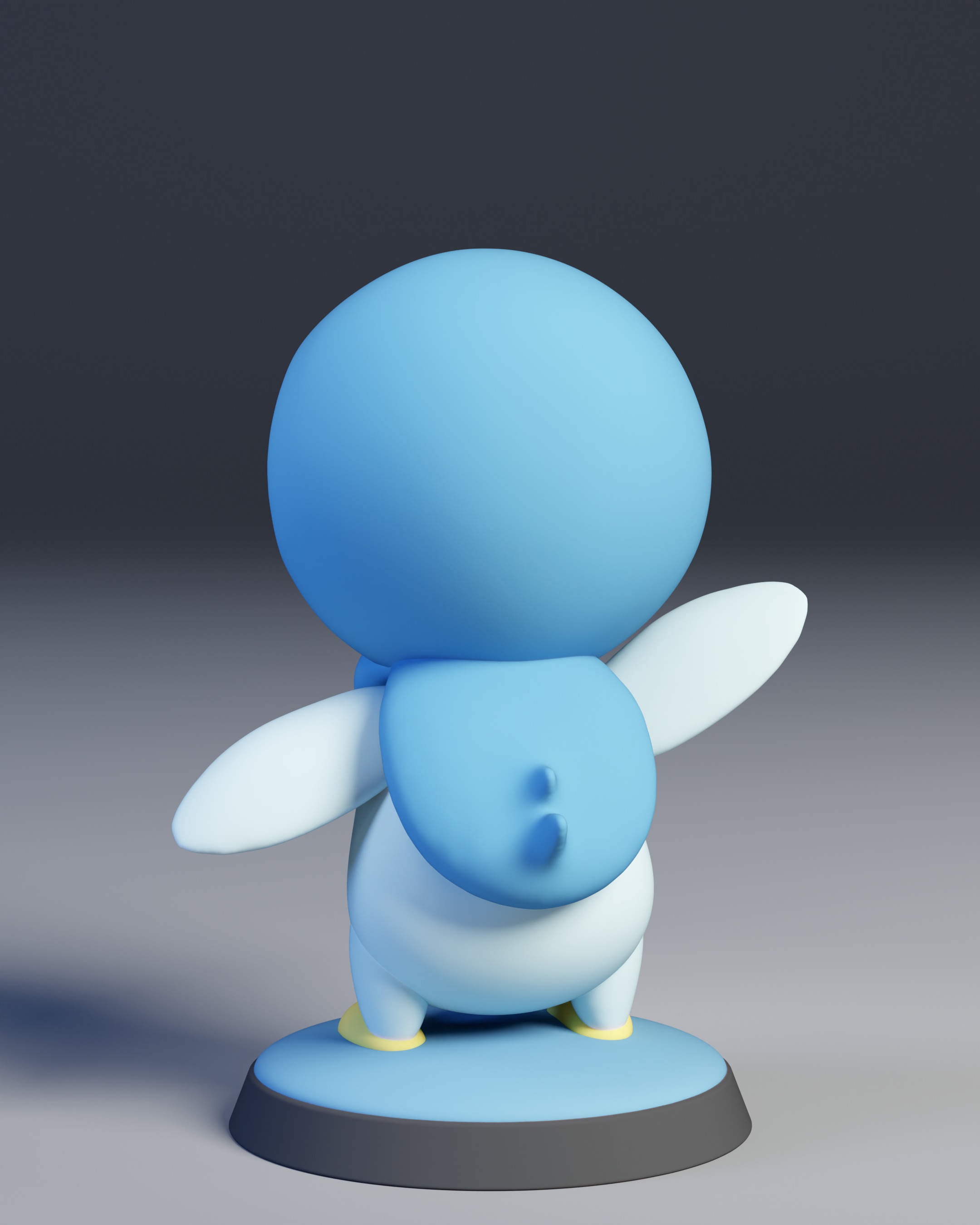 Piplup  Pokemon 3D print model_4
