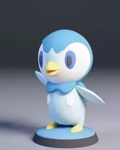 Piplup  Pokemon 3D print model