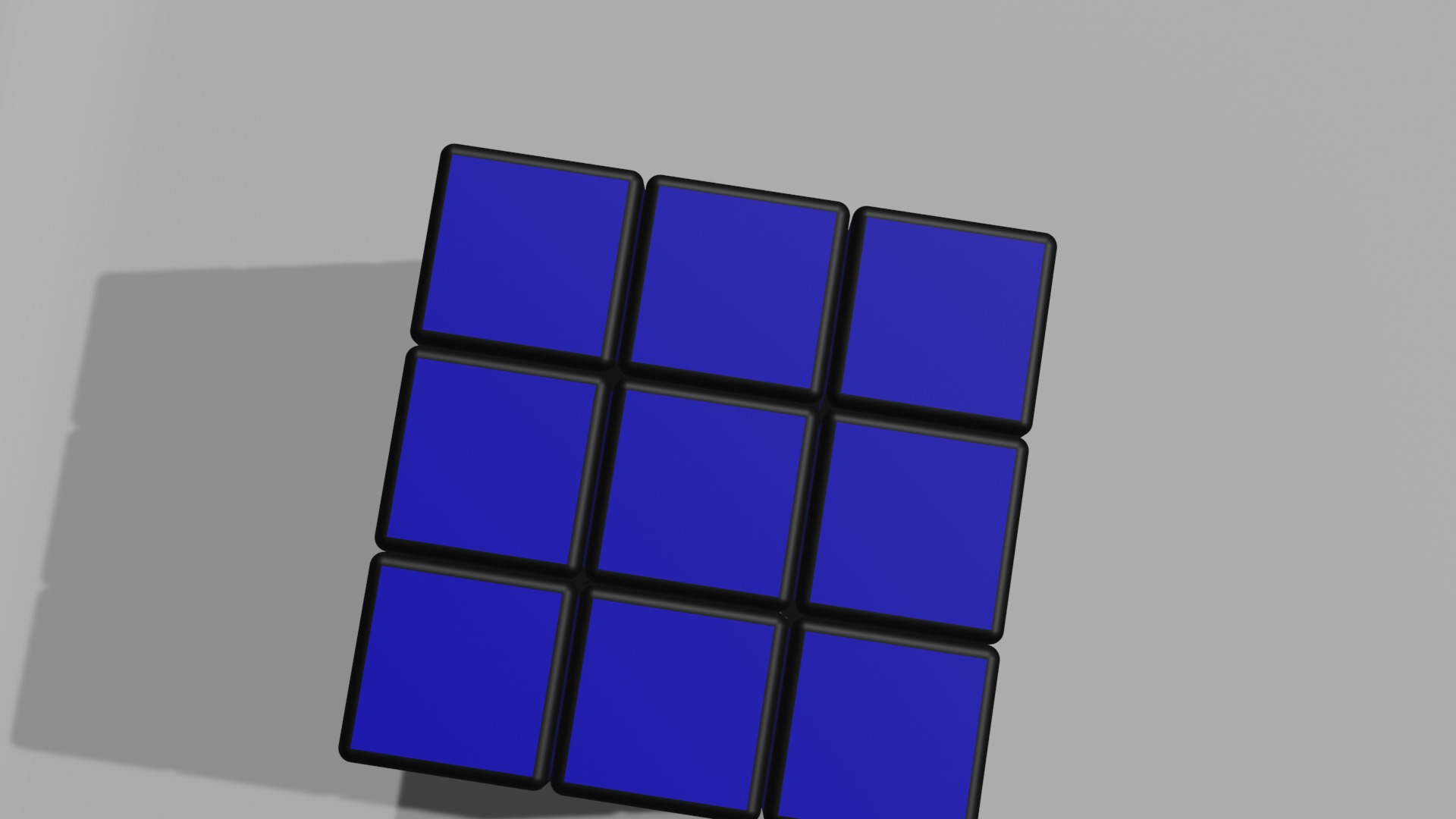 rubick cube Low-poly 3D model_3