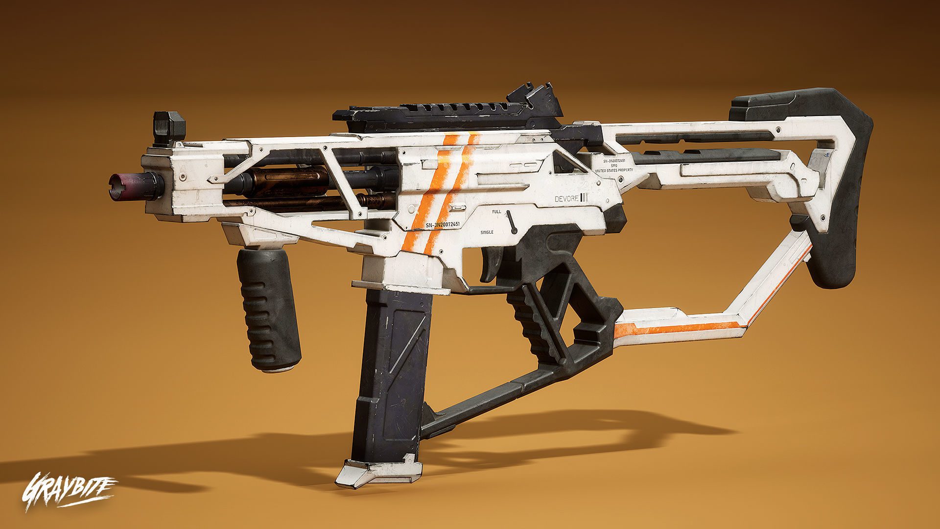 Scifi Weapon Pack Vol 01 FPS Anims Low-poly 3D model_5