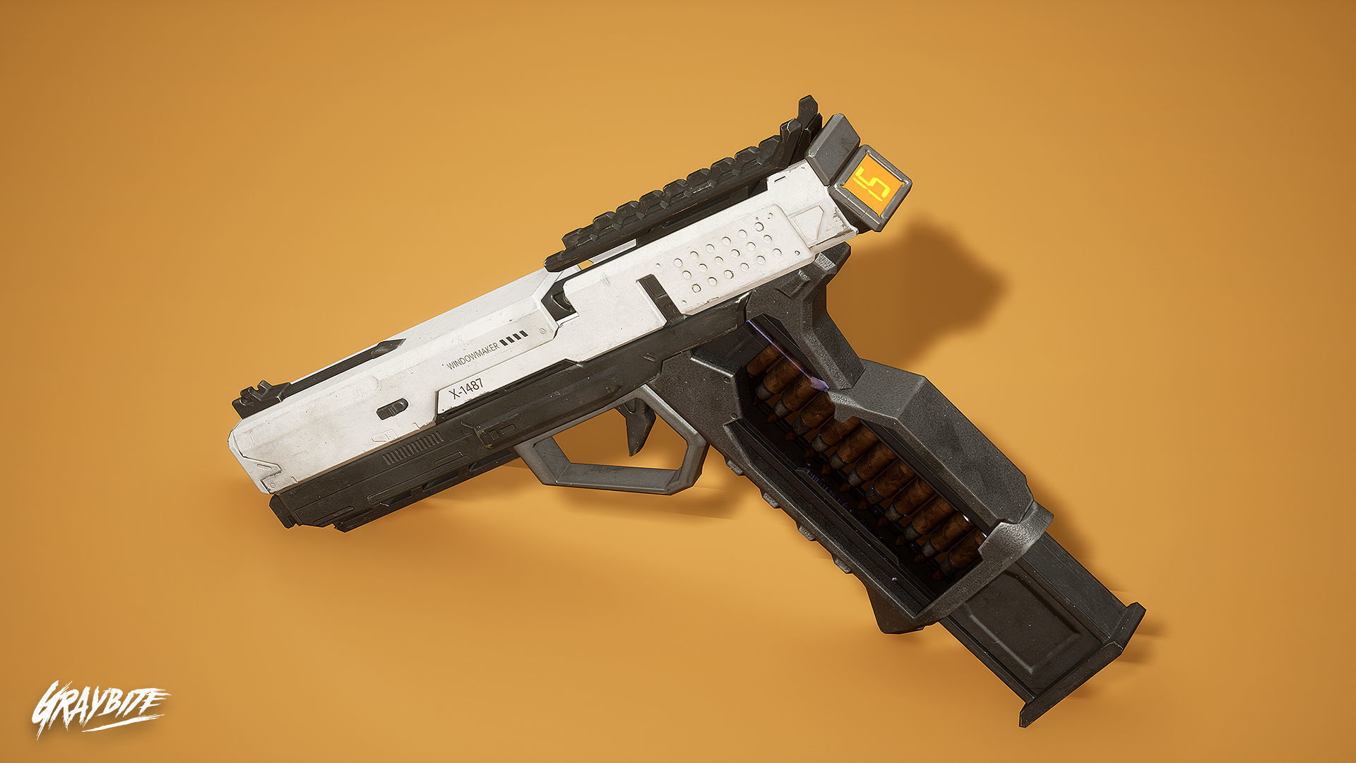 Scifi Weapon Pack Vol 01 FPS Anims Low-poly 3D model_2