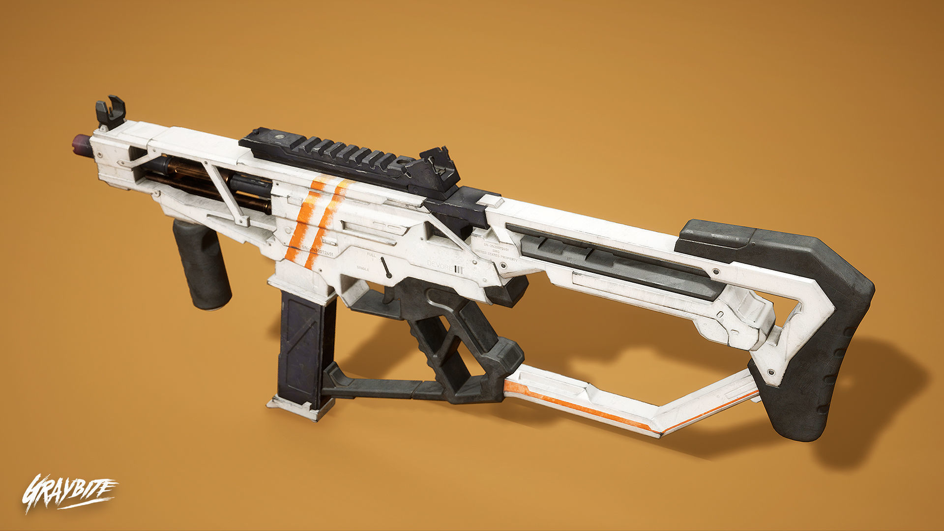 Scifi Weapon Pack Vol 01 FPS Anims Low-poly 3D model_6