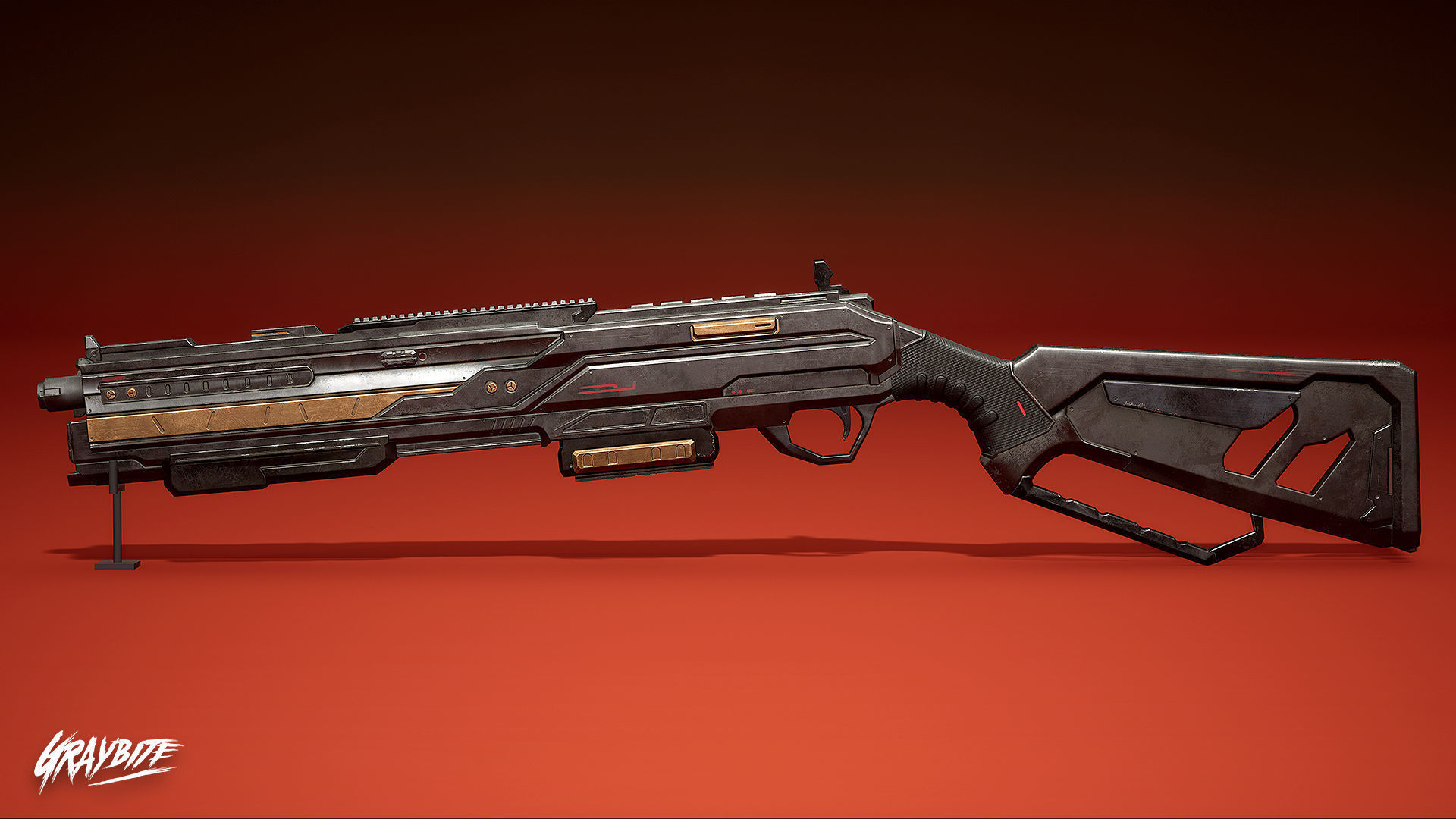 Scifi Weapon Pack Vol 01 FPS Anims Low-poly 3D model_4