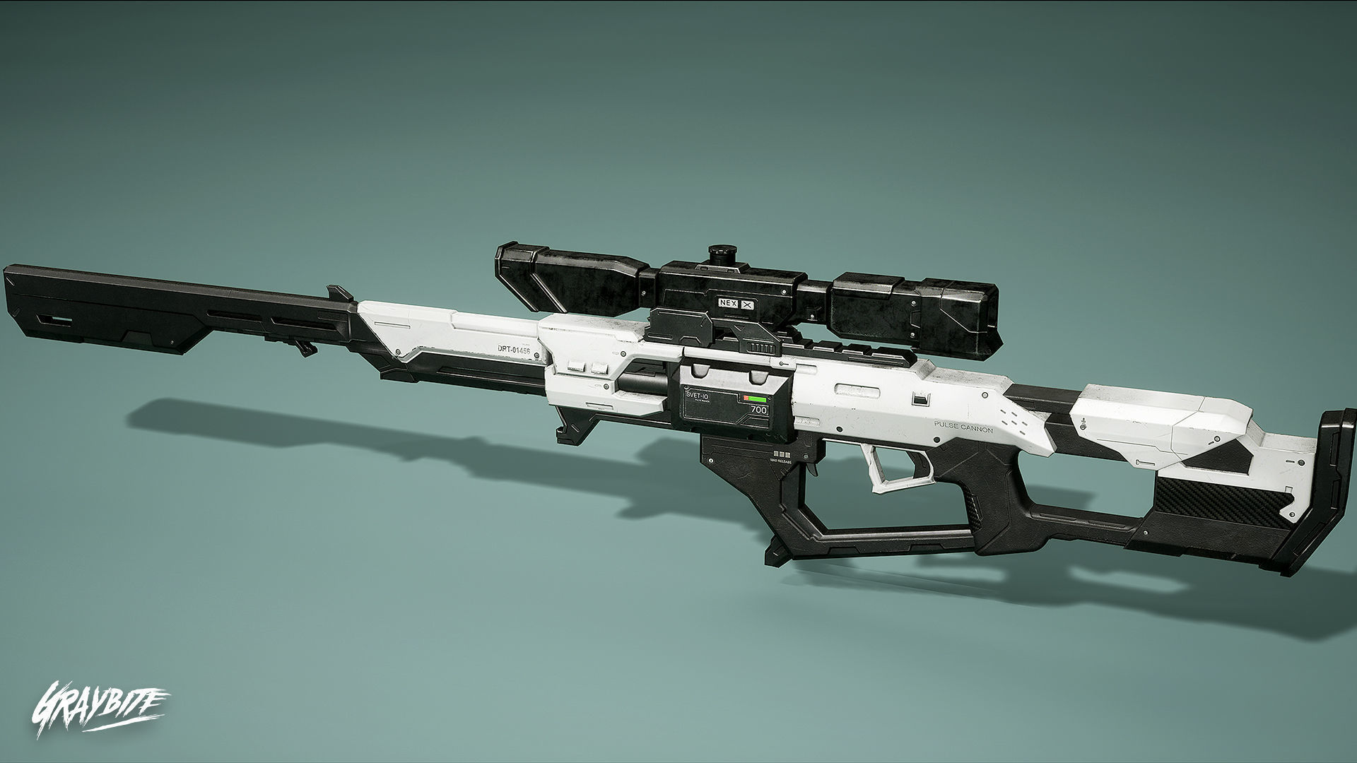 Scifi Weapon Pack Vol 01 FPS Anims Low-poly 3D model_9