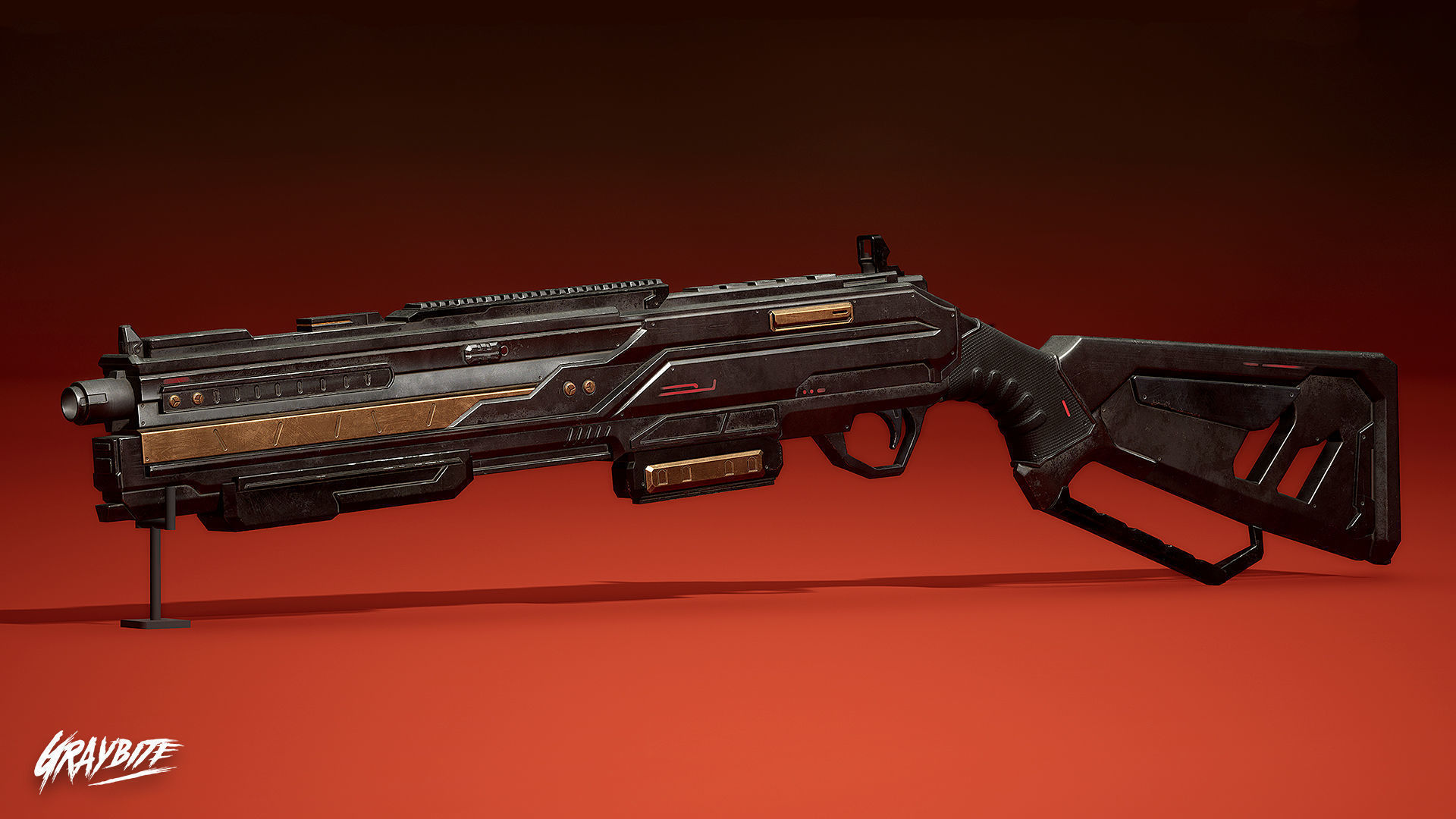 Scifi Weapon Pack Vol 01 FPS Anims Low-poly 3D model_3