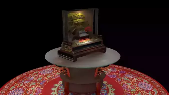 Chinese cork carving  