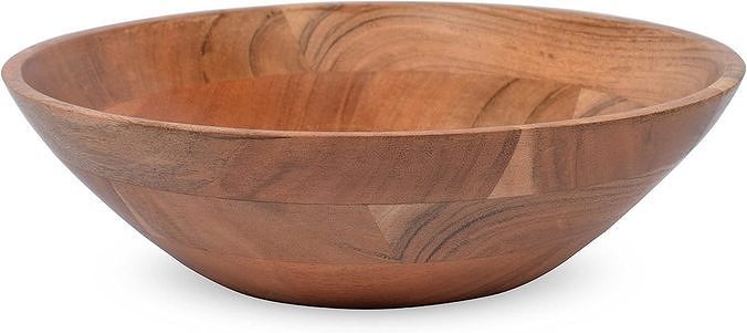 Wooden salad bowl 3D model