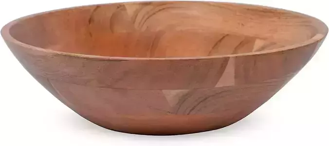 Wooden salad bowl