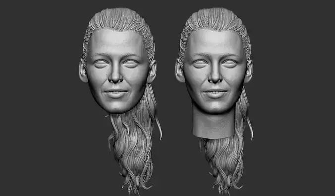 Ladypool Blake Lively - Deadpool and Wolverine - Head Sculpt 3D print model
