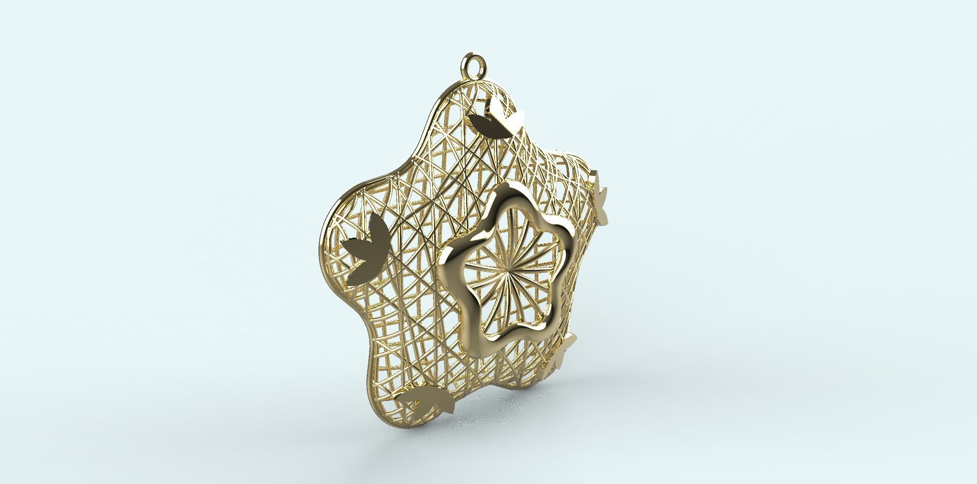 Pendant 3D print model_3