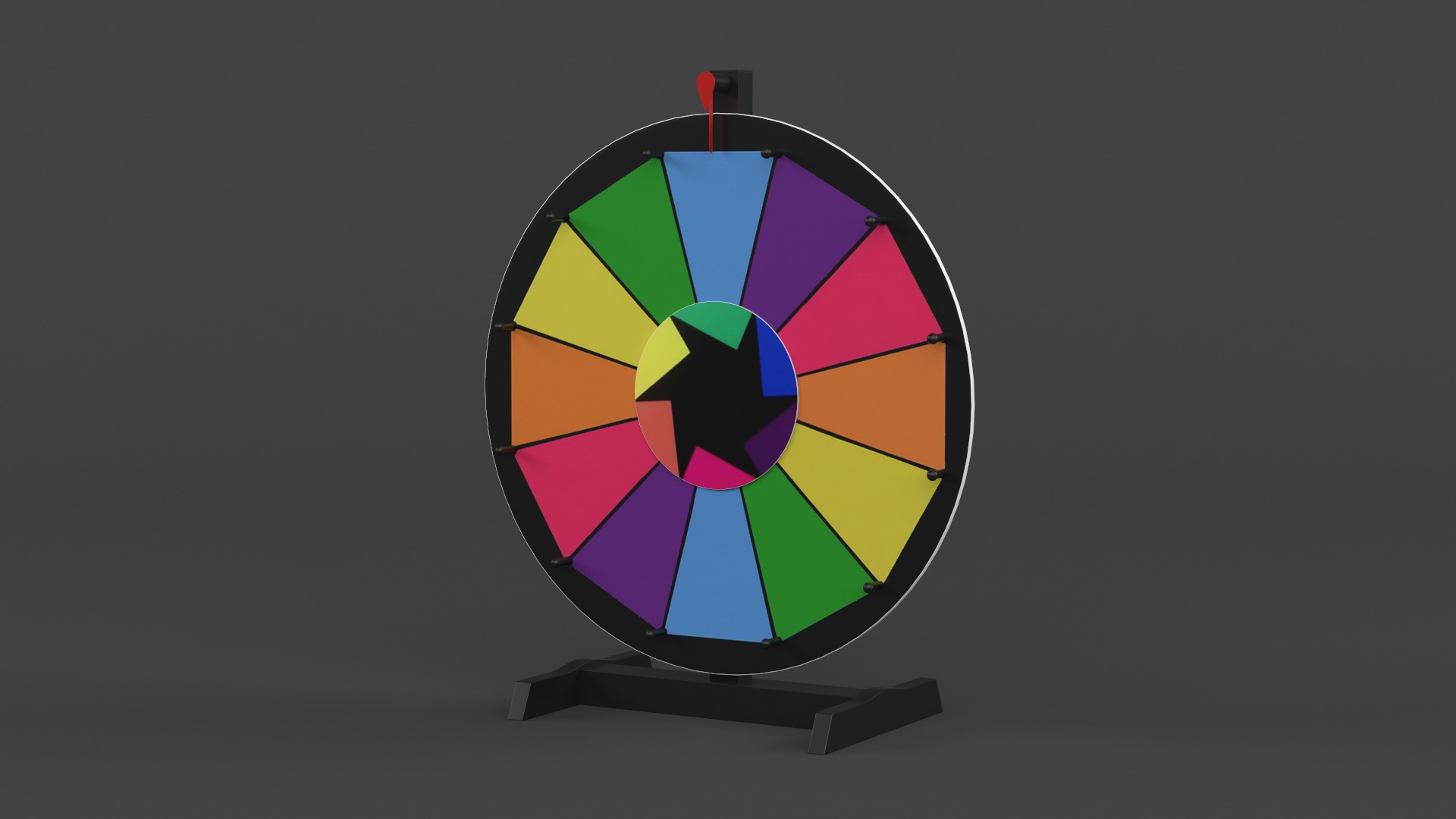 Wheel of Fortune 3D model_2