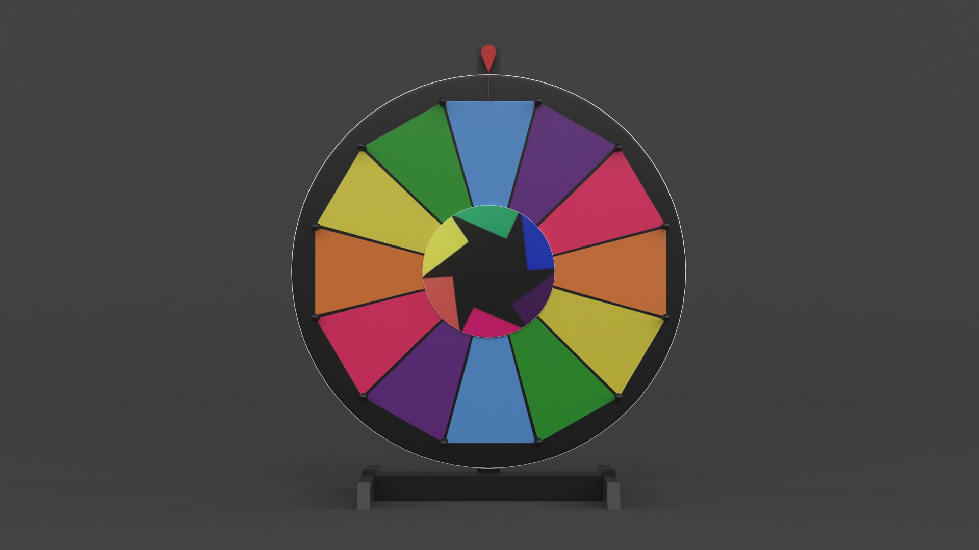 Wheel of Fortune 3D model_1