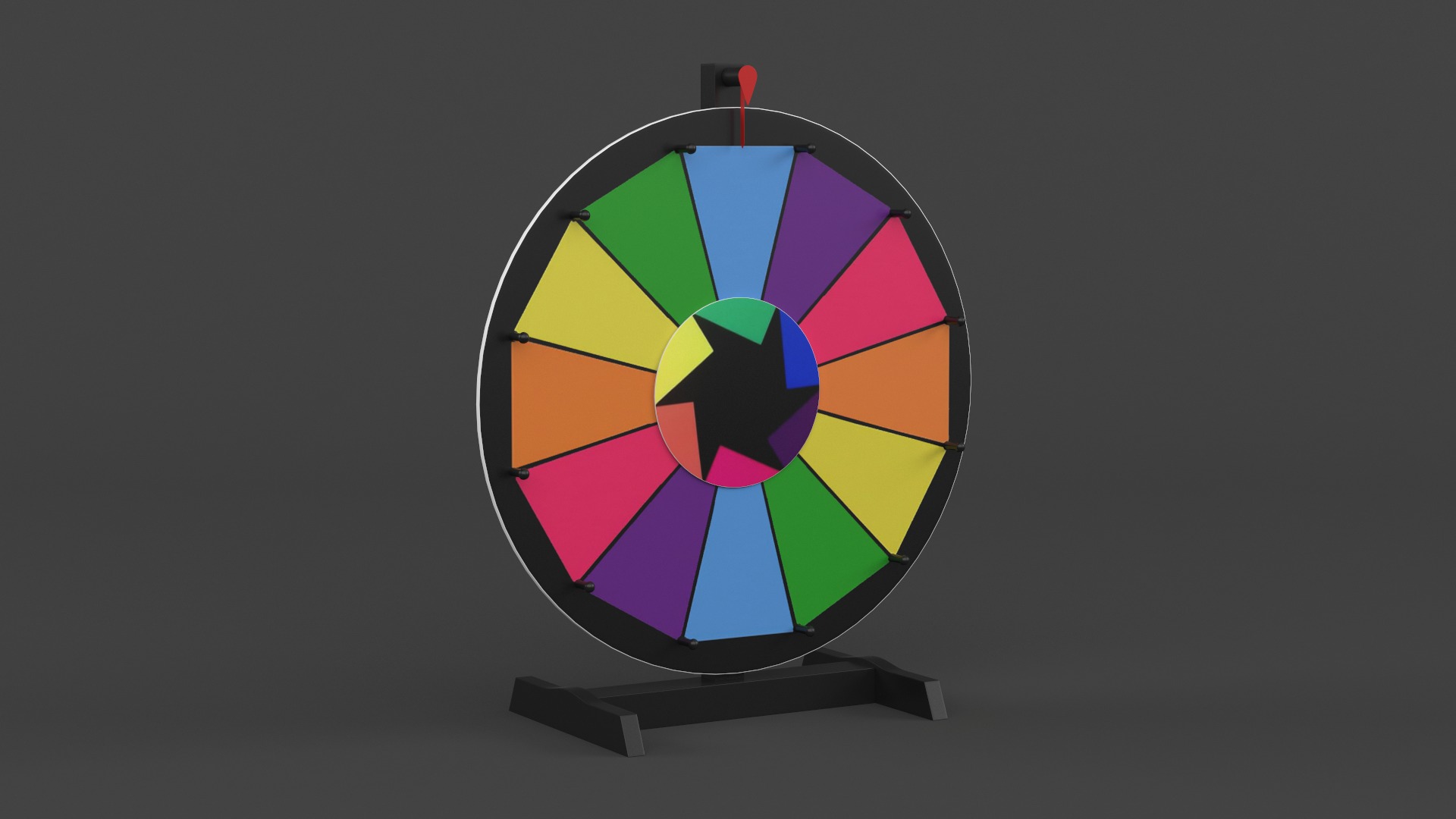 Wheel of Fortune 3D model_4