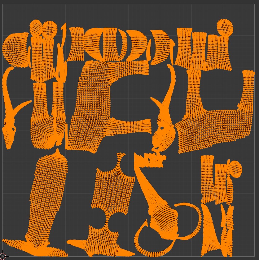 Cartoon Cute Elephant 3D model_10