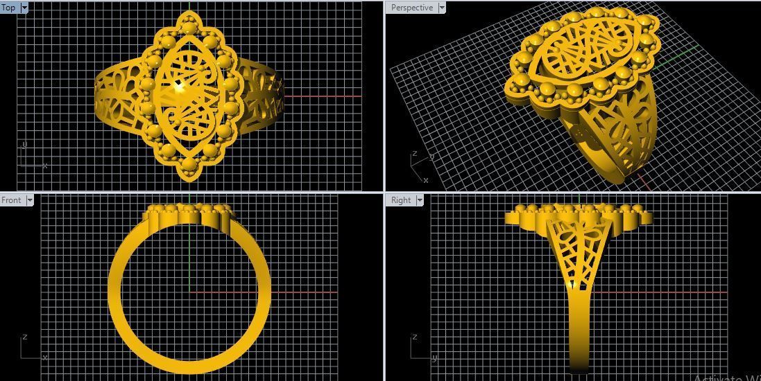 Plain Ring 3dm file 3D print model_1