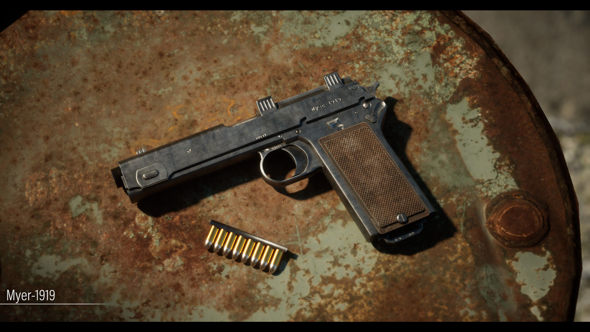 WWII Weapon Pack Low-poly 3D model_5