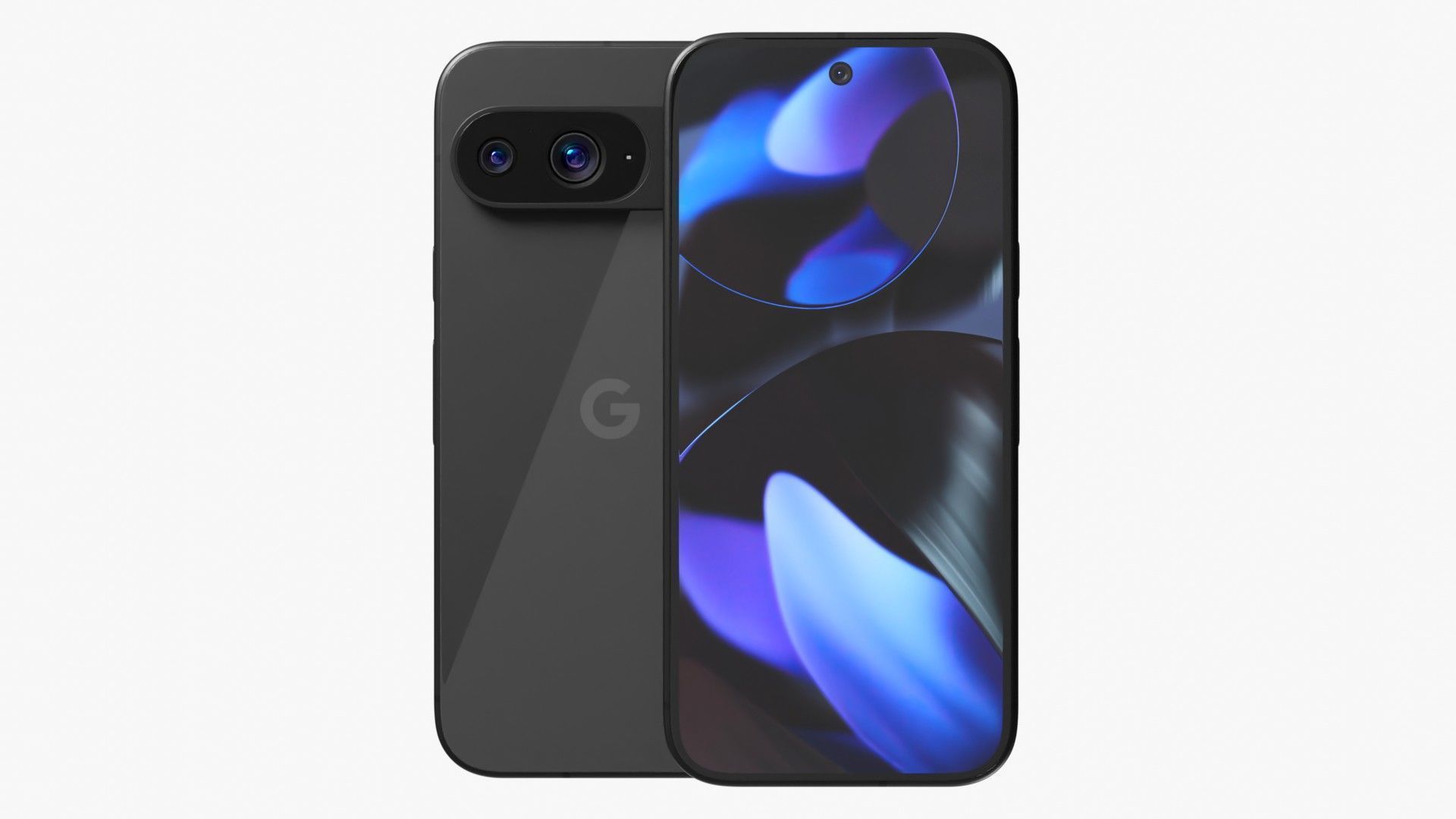 Google Pixel 9 Obsidian Low-poly 3D model_1