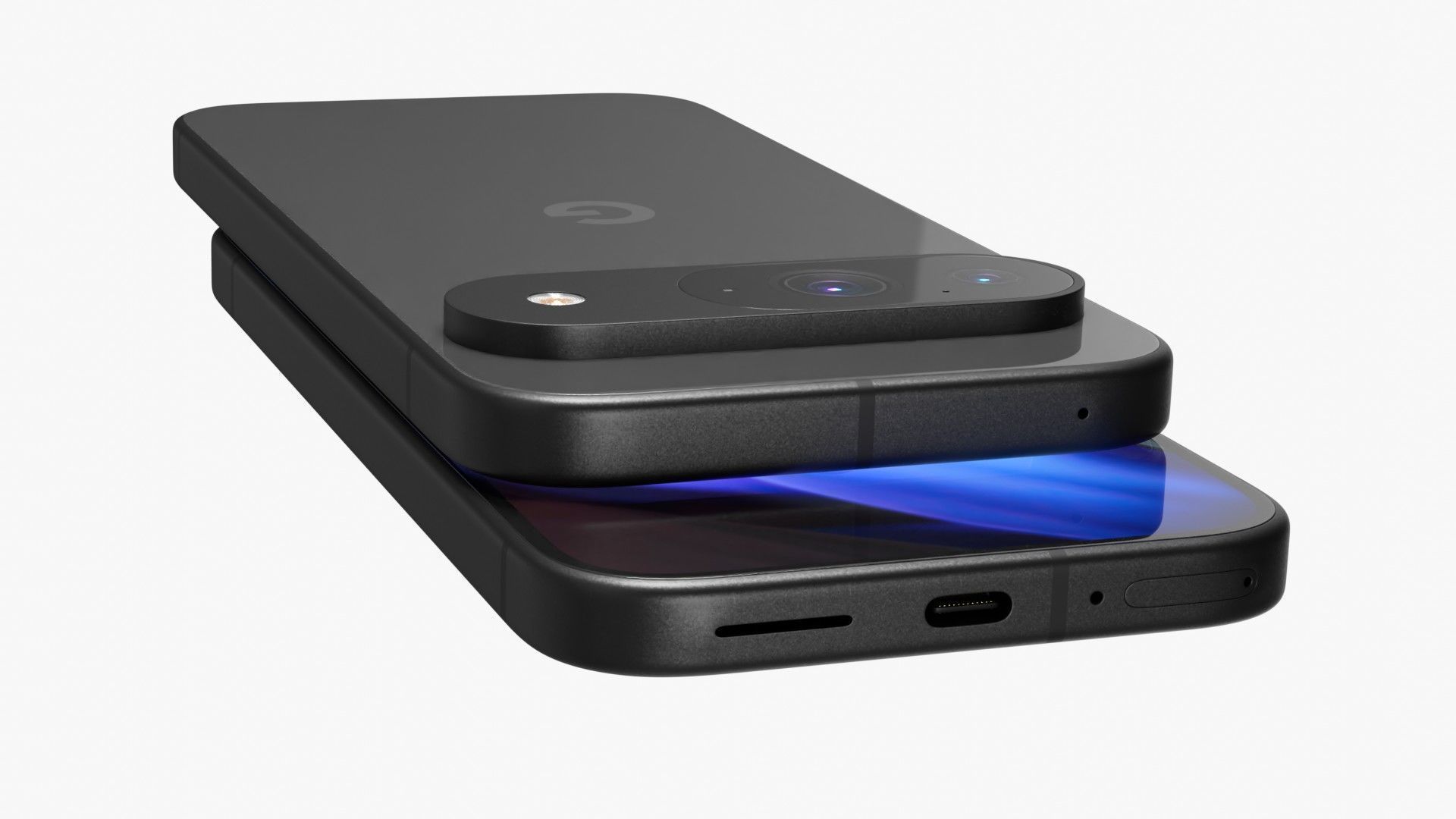 Google Pixel 9 Obsidian Low-poly 3D model_7