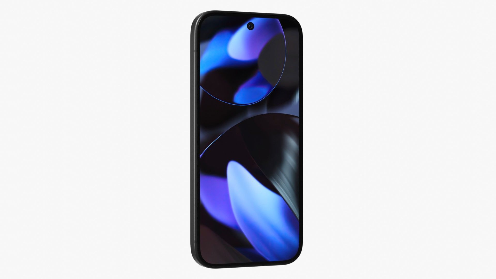 Google Pixel 9 Obsidian Low-poly 3D model_8