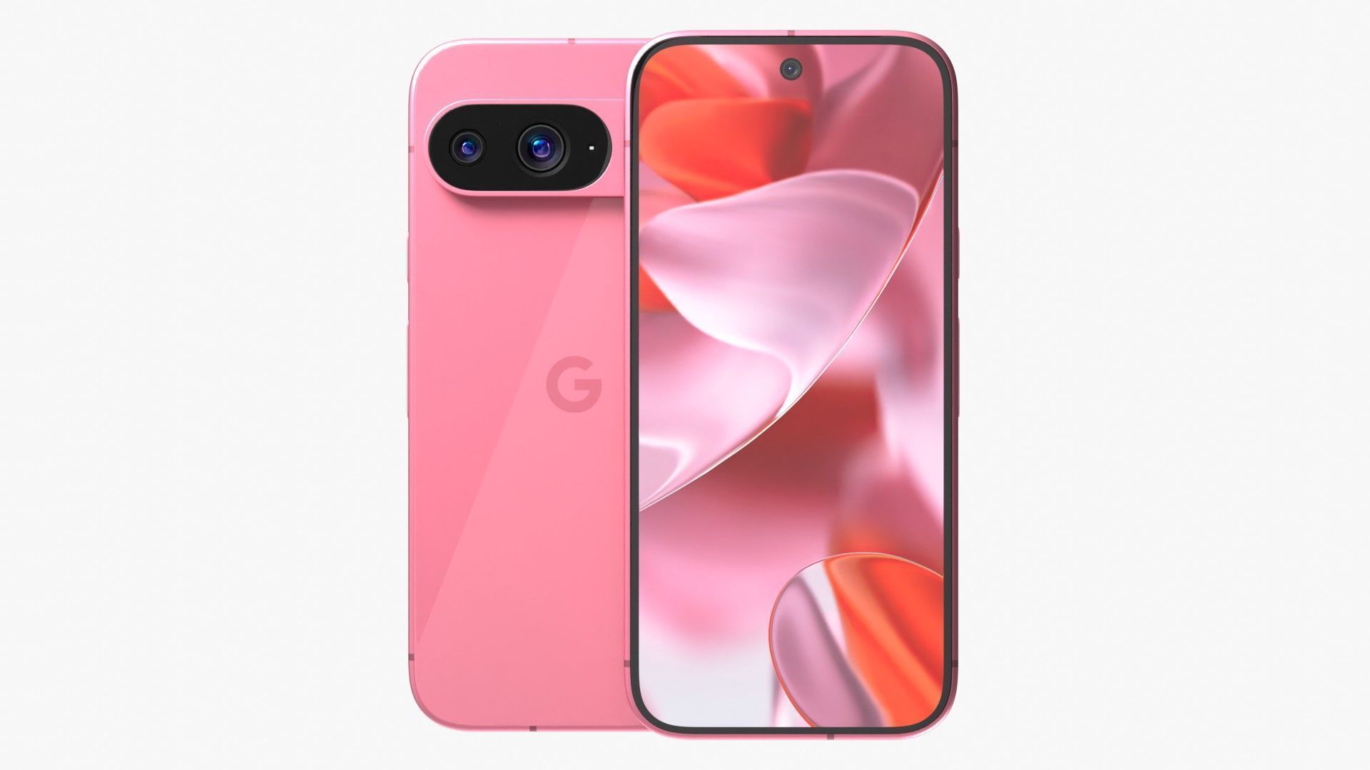 Google Pixel 9 Peony Low-poly 3D model_1