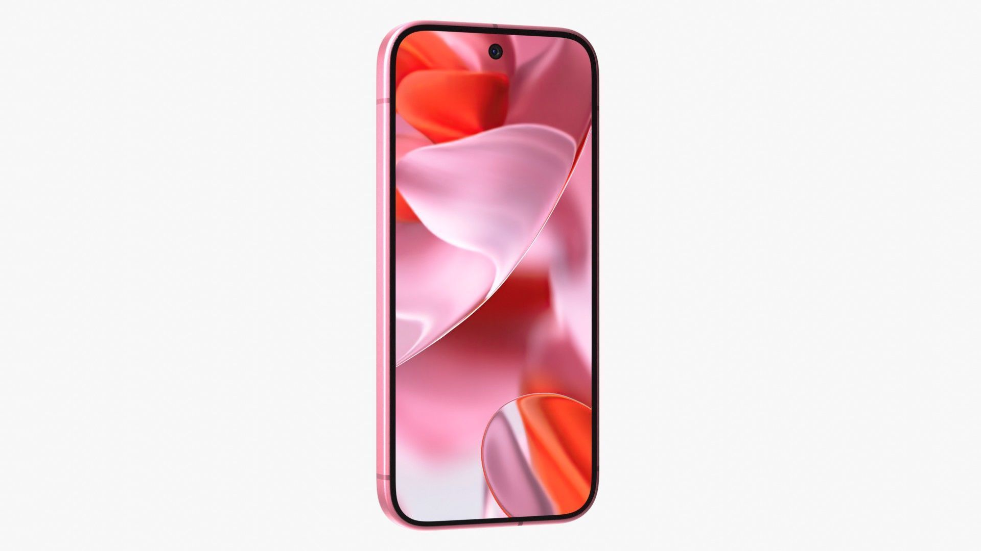 Google Pixel 9 Peony Low-poly 3D model_8
