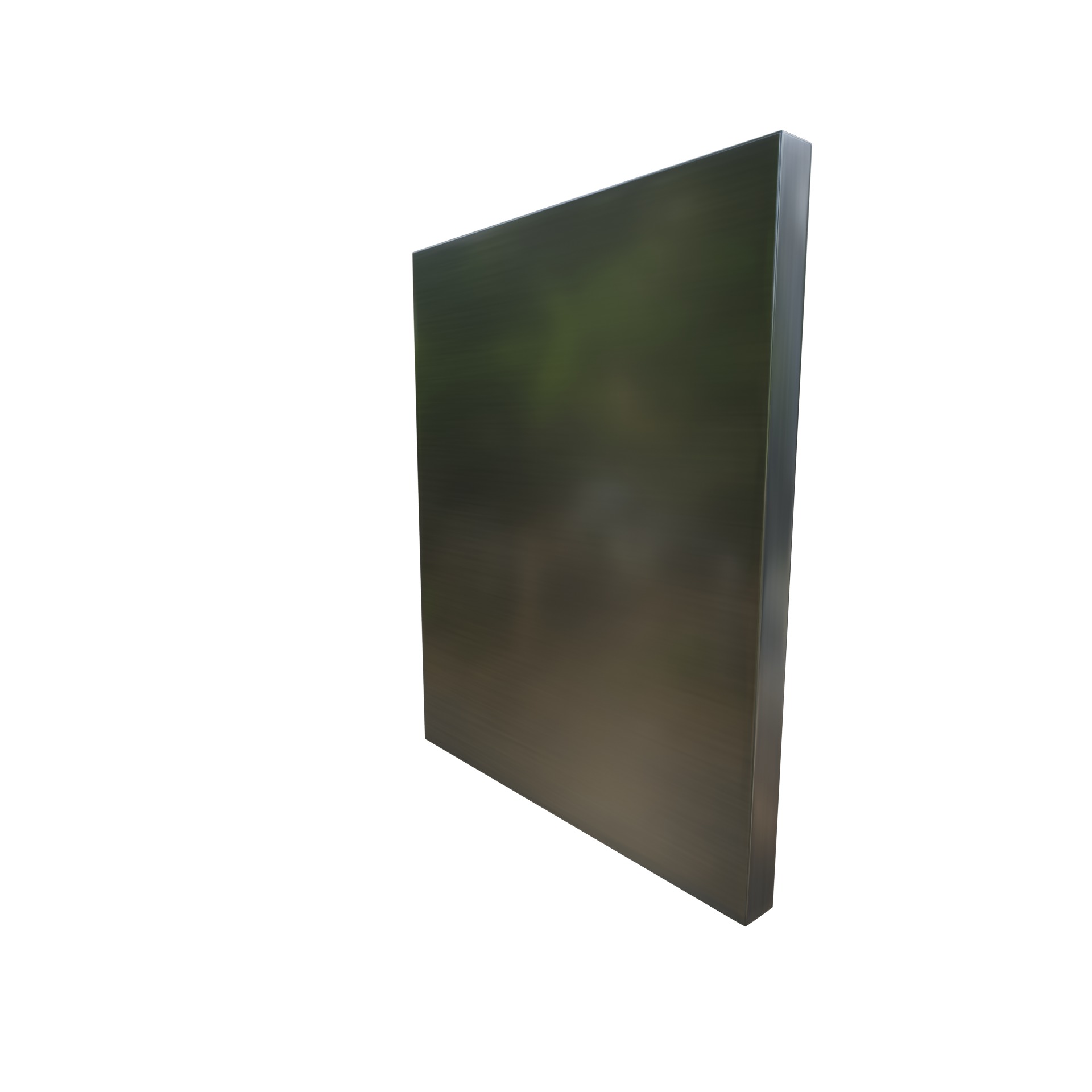 Silver play button Youtube 3D model_5