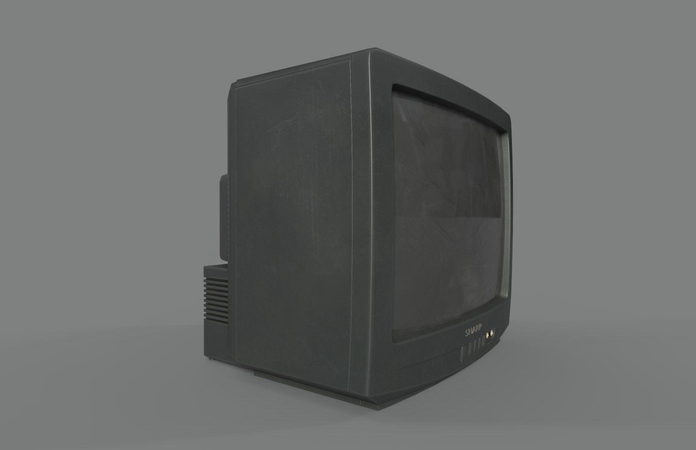 Game Ready TV Low-poly 3D model_5