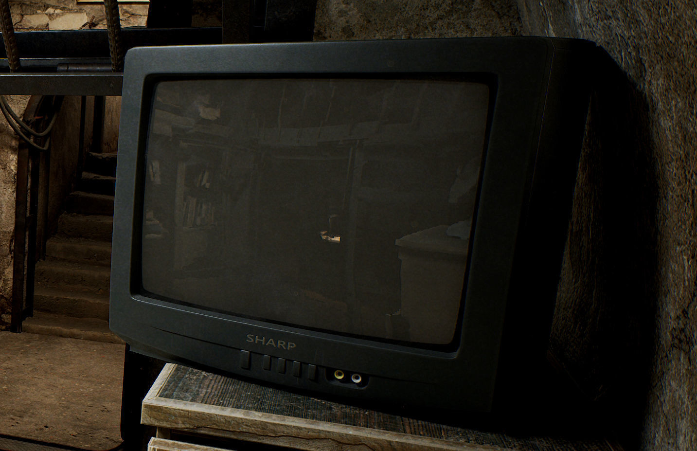 Game Ready TV Low-poly 3D model_2