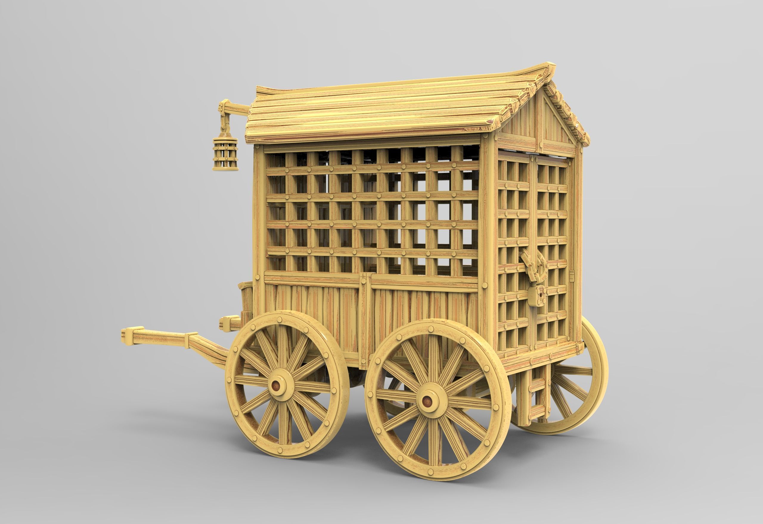 Prison Wagon 3D print model_3
