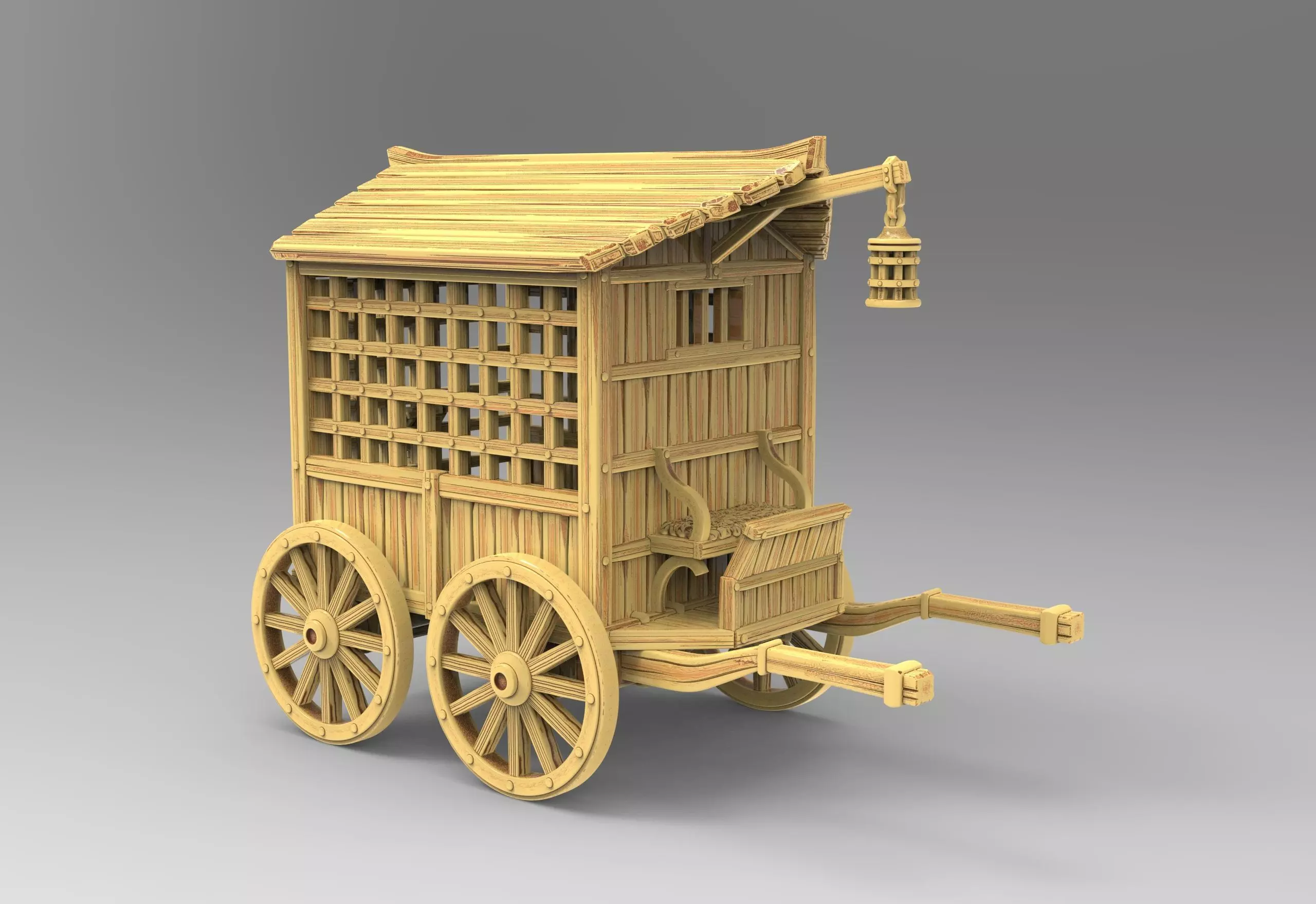 Prison Wagon 3D print model_0